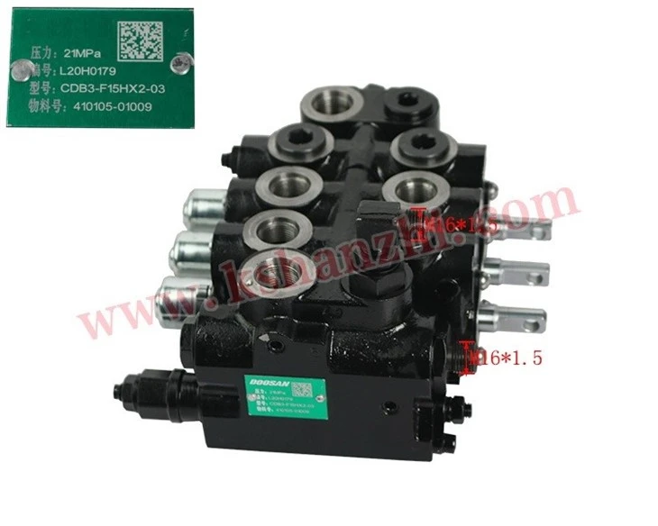 Forklift Parts 410105-01009 Multi-way Valve For Daewoo Forklift (CDB3-F15HX2-03)