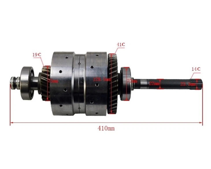 Hanzhi Forklift Parts 31500-51K00 Hydraulic Clutch Assembly For J02/TD27, Original