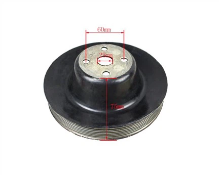 Páirteanna Forklift Hanzhi 3914461/6732-61-3740 Fan Belt Pulley le haghaidh 6D102, Bunaidh